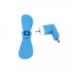 Wholesale Micro USB Android V8V9 Portable Cell Phone Mini Electric Cooling Fan (Blue)